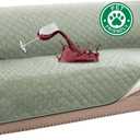 Turquoize 100% Waterproof Couch Cover Sofa Covers Washable Couch Covers for 3 Cushion Couch Sofa Pet Friendly Triple Non-Slip Couch Cover for Dogs Furniture Covers for Pets, Kids,Dog (Sofa 70", Sage)