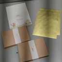 Crisky 50 Pack Cute Bear Thank You Cards Blank Inside with Envelopes and Stickers for Birthdays, Baby Showers, Friendsgiving