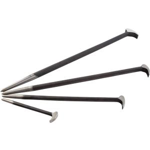 SUNEX TOOLS 9804 Rolling Head Pry Bar Set, 6-Inch - 20-Inch, 4-Piece