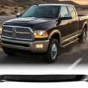 Hood Deflector Hood Protector Compatible with Dodge Ram 2500/3500 2018 2017 2016 2015 2014 2013 2012 2011 2010 Gloss Black Hood Protector Bug Deflector Stone Guard