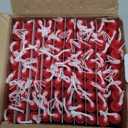 100 Pack Red Spell Chime Candles, 4 Inch Small Taper Candles