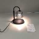 Candle Warmer Lamp with Timer: Adjustable Height Brightness Scented Candle Lamp Flameless Heating Suitable-Home Decor Living Room Bedroom Gray