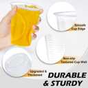 Clawsoff 1000 Pack 9 oz Clear Plastic Cups, Small Plastic Cup Bulk, Clear Disposable Cocktail Cup, Cold Party Drinking Cups for Picnics, Ceremonies, Events