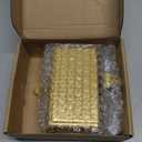 Christmas Stocking Holder Bases - Mantel Stocking Hangers Hanging Hooks for Fireplace Stand Hanger Holder Weighted Hangers for Xmas Holiday Decoration (2Pack Gold, 2)