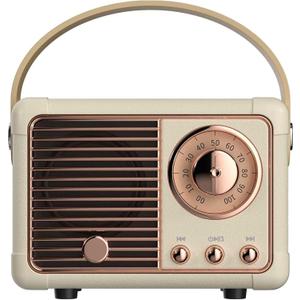 Baolira Retro Bluetooth Speaker, Portable Wireless Speaker with Crystal Clear Stereo Sound Rich Bass, Vintage Decor, Birthday Gifts for Women Teenage (Beige)