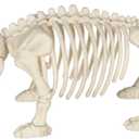Seasons Crazy Bonez Pig Skeleton Halloween Decoration  14.75 Long Realistic Farm Animal Skeleton, Durable All-Weather Plastic Prop for Indoor & Outdoor Spooky Farmhouse Decor (Standard)