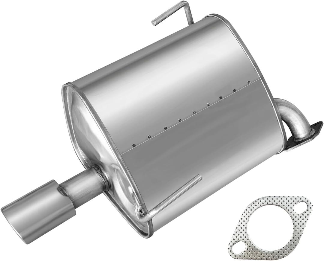 Rear Exhaust Muffler Compatible With 2010-2019 Subaru Legacy 2.5L Muffler Exhaust