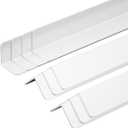 3/4" x3/4" x48" Wall Corner Protector Guards,(10-Pack) High-Density Wall Edge Shield,Heavy-Duty Trim Molding for Interior Corners,Furniture & Cabinet Edge Guard to Avoid Scratching