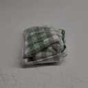 Waterproof Oil-Proof Round TableclothNo-Wash Checkered PVC Table Cover with Tassels for Kitchen, Dining, Parties & Outdoor Picnics,Green,55 Inch