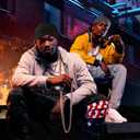 Coucoland 2 Pcs Turban for Women Men Satin Lined Twist Halo Durag Sleeping Bonnet Hair Cover Pre-Tied Head Wraps for Women (Gray)