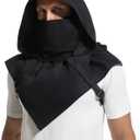 Hood Scarf Of Cowl Unisex Cloak Hooded Cape Hat With Adjustable Arms For Halloween Cosplay Costume