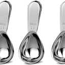 Coffee Scoop Set, Stainless Steel Coffee Spoons Short Handles, Tablespoon Measure Spoon Set Fit Coffee, Loose Tea, Sugar Or Flour(3 pieces, 15ml)