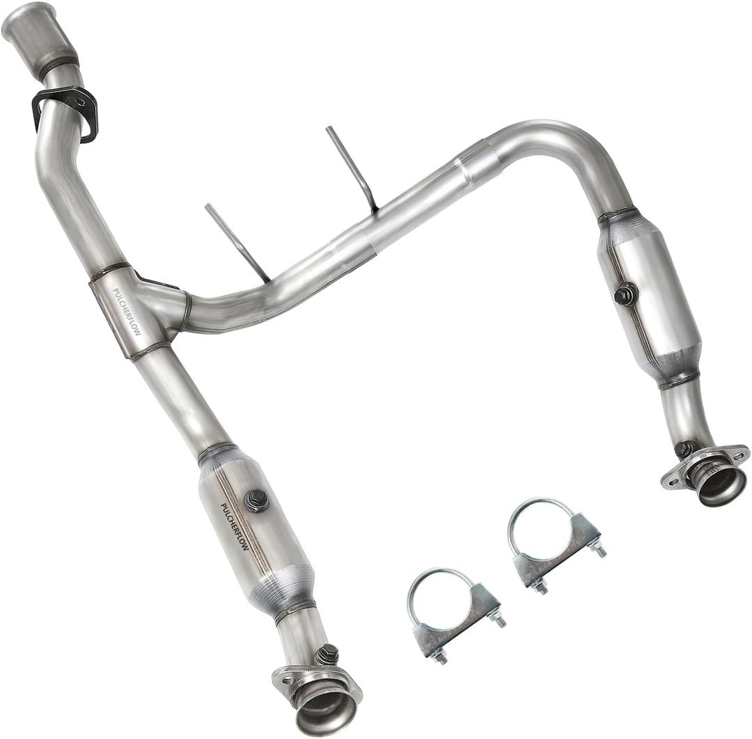 Left & Right Catalytic Converter Compatible with 2007-2014 Ford Expedition, 2009-2010 Ford F150 F-150 5.4L V8 Catalytic Convertor High Performance (EPA Compliant)