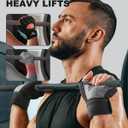 Trideer Weight Lifting Gloves for Women Men with Wrist Support, Workout Gloves Women Full Palm Protection for Gym Training, Fitness, Weightlifting & Pull Ups