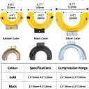 ATPEAM Macpherson Strut Spring Compressor Kit Universal Interchangeable Fork Coil Extractor Tool Set