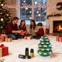 2 x ARVIDSSON Christmas Essential Oil Diffuser, Festive Aromatherpay Diffuser for Essential Oils, Ceramic Ultrasonic Oil Diffusers for Home, Christmas Tree Diffusers Gift for Women