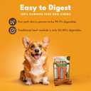Pork Chomps Roasted Pressed Pork Skin Dog Chews, 4.5-inch Bone, 2 Count (EXP 06/12/28)