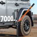 VEVOR Farm Jack, 33" Utility High Lift Farm Jack, 3.18 Ton (7,000 lbs) Capacity Ratcheting Off Road Utility Jacks, Heavy-Duty Lift Jacks with 5.12"-28" Lifting Range for Tractor, Truck, SUV
