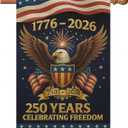 250 Anniversary Usa Garden Flags for Outside, 250 Anniversary USA Flag 1776-2026 Commemorative Patriotic Yard Sign Outdoor Banner Yard Sign 4th of July Decorations Double Sided Waterproof 250 Year American Flag 28x40 Inch