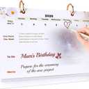 Desk Calendar, Weekly Page, Planner Notepad with Daily Schedule, 54 Sheets for 2026, Memo, One Poem One Day, Tabletop Use, Classy For Christmas or New Year