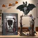 SATHIBI Mechanical Horror Bat Building Set for Adult,Bat Bird Building Blocks Toys,Home and Office Decor,Collectible for Adult and Teen Boys 8+(839 PCS)