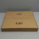 Putros Metal Arch Backdrop Stand Gold Wedding Arch Stand Set of 2 (7.2FT/6FT) Square Arched Frame for Birthday Party Graduation Ceremony Decoration