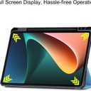 Tablet Cover for Xiaomi Mi Pad 5/5 Pro 11"(2021 Release),Ultra Slim Folio Stand Lightweight Auto Sleep/Wake Up Leather Case for Xiao Mi Pad 5 Pro 5G,with Pencil Holder (TPU-Light Blue)