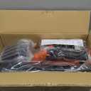 Pro Chaser Battery Powered Cordless Blower - 380 CFM with 2 X 4.0Ah 20V Batteries & Fast Charger, Lightweight Electric Leaf Blowers, 2 Variable Speed, Ideal for Yard, Patio & Sidewalk (Orange)