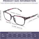 5 Pack Reading Glasses Blue Light Blocking for Women,Computer Readers with Spring Hinge