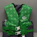 X2O Child Closed-Sided Life Vest, 30lbs - 50lbs, Green