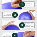 Trideer 9-Inch Pilates Ball, Small Exercise Ball for Yoga, Core Training, Physical Therapy, Balance, Stability and Stretching Pilates Equipment with Inflation Straw