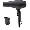 RUSK PRO Speed Titanium Hair Dryer, Ionic Generator Eliminates Frizz, Powerful AC Motor with 6 Speed and Heat Settings for Fast Styling, Plus Diffuser and Concentrator for Unique Styles