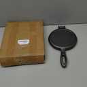 Cast Iron Waffle Maker for Stovetop or Camping Grill Two Piece Hinged Non Electric Waffle Iron Makes 7" Round Waffles
