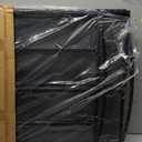 Fire Beauty Fireplace Screen 3 Panel Wrought Iron 48"(L) x 29"(H) Spark Guard Cover(Black)