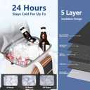 Backpack Coolers Insulated Leak Proof for Women Men, 35 Cans Large Capacity Waterproof Cooler Backpack, Soft Portable Cooler Bag for Beach Travel Camping Picnic Work