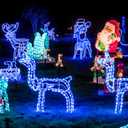 33Ft 100 LED Battery Operated String Lights, Waterproof Battery Powered Pool Lights Outdoor, 8 Modes Blue Rope Lights for Pool Trampoline Walkway Patio Decorations (2 Pack)