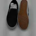 Vans Men's Asher Slip-On Shoe (11, Black/White)