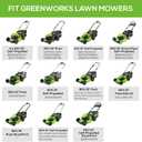 Greenworks 2905203, Blade for 21 Mower, Black