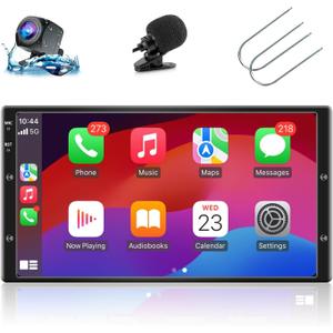 Car Radio Stereo Head Unit for Ford F150 F250 F350 F450 F550 (1998-2004) E150 E250 E350 (1997-2008) Ranger (1995-2011) Explorer (1995-2000) Escape (2000-2007) with Android Auto/CarPlay Navi 2G+32G