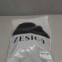 ZESICA Spring Dresses for Women 2026 Elegant Classy Square Neck Long Sleeve Flowy Wedding Guest Party Midi Dress (X-Large, Black)