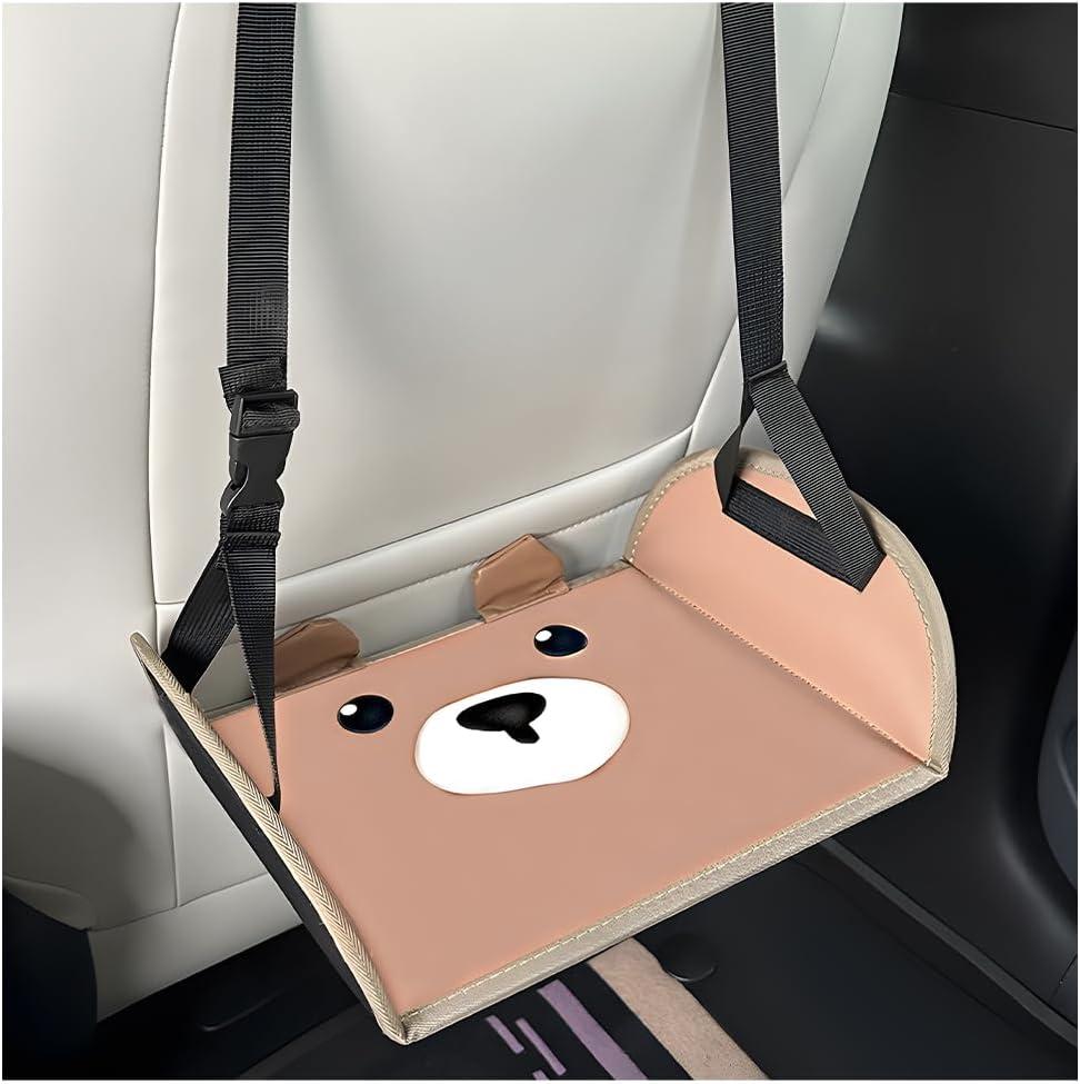 Car Foot Hammock, Adjustable Vehicle Headrest Seatback Travel Essentials for Foot Rest, Portable No Collapse Thickened Automotive Feet Relax Hammock, Universal for SUV RV Truck (Style B)