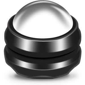 Cold Massage Roller Ball - Stocking Stuffers Gifts for Men Women Teens BoysStays Cold for 6 Hours,Sports Fitness Relaxations Gift,Rapidly Relieve Muscle Pain and Tension (1 Count (Pack of 1), Black)