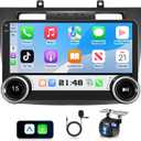 4Core 64G Car Stereo for Ford Transit Connect 2010 2011 2012 2013 Radio Upgrade 10 inch IPS Touch Screen with Wireless Carplay Android Auto AHD Back up Camera GPS Navigation SWC