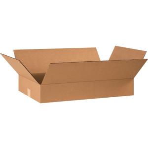 BOX USA Shipping Boxes Flat 24"L x 14"W x 4"H 25-Pack - Corrugated Cardboard Box for Moving, Mailing, Packing, Packaging and Storage