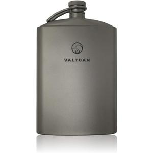 Valtcan Titanium Hip Flask Canteen Military Design 260ml 8.8 oz Capacity