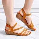 Wedge Sandals for Women Dressy - Summer Comfortable Platform Womens Sandal (M)