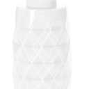 Acrylic Soap Dispenser 7oz Refillable Hand Soap Pump - Leak-Proof for Bathroom & Kitchen Sink Diamond Shaped White
