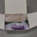 Momcozy Baby Pouch Holder No Squeeze, Baby Food & Juice Box Holder, Mess-Free, Easy Grip for Self-Feeding, BPA-Free & DEHP-Free, Must-Have for Babies, Violet&Orange 2Pcs