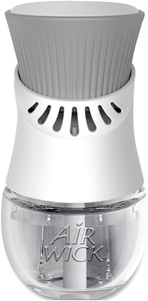 Air Wick - 78046 plug in Scented Oil Warmer, White, Essential Oils, Air Freshener,6.3" x 2.3" x 3.7" , 6.0 Count