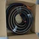 Giraffe Tools Garden Hose 5/8", Water Hose Heavy Duty, Flexible, Lightweight Hybrid Hose with Swivel Handle, 50ft Male to Female Fittings, Burst 600 PSI